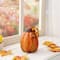 Glitzhome® 5.5" Multi Striped Glass Pumpkin